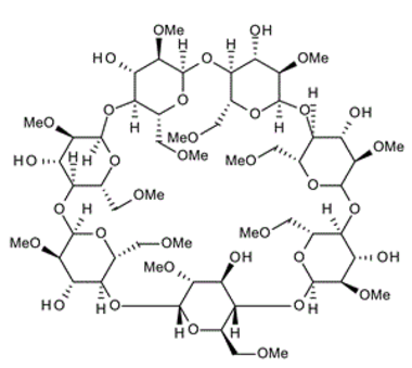 51166-71-3 ,二甲基-β-環(huán)糊精, 2,6-Dimethyl-b-cyclodextrin , DIMEB; Heptakis(2,6-di-O-methyl)-b-cyclodextrin