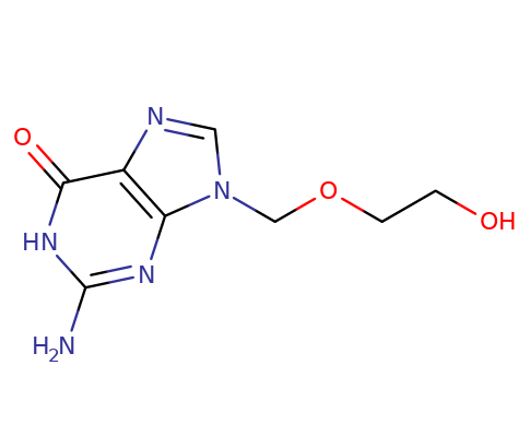 59277-89-3 , Acyclovir, 阿昔洛韋, CAS:59277-89-3