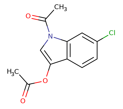 108761-33-7,1-Acetyl-6-chloro-1H-indol-3-yl acetate, Cas:108761-33-7